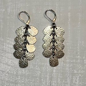 Gold dangly earrings